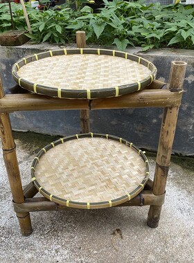 竹编制品竹架子手工制作