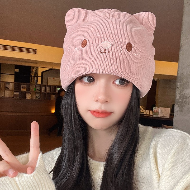 帽子女款2024新款秋春秋孕妇产后月子帽可爱女士加绒保暖冷帽防风