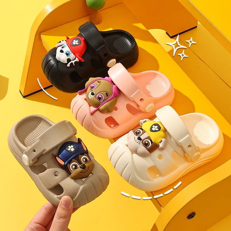 汪汪队儿童凉拖鞋女童夏季室内小孩洞洞鞋洗澡防滑男宝宝亲子凉鞋