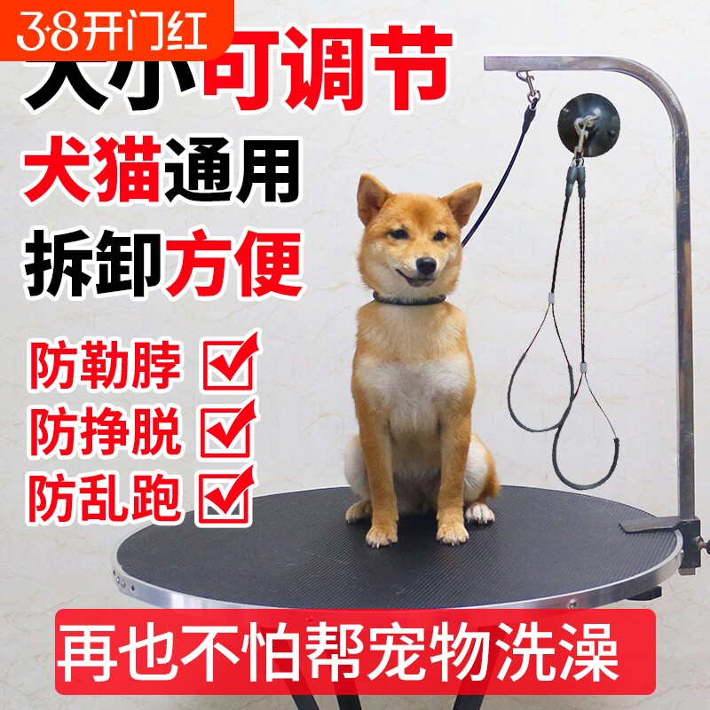狗狗洗澡固定绳洗澡固定神器家用牵引带狗猫咪小型犬中型犬大型犬