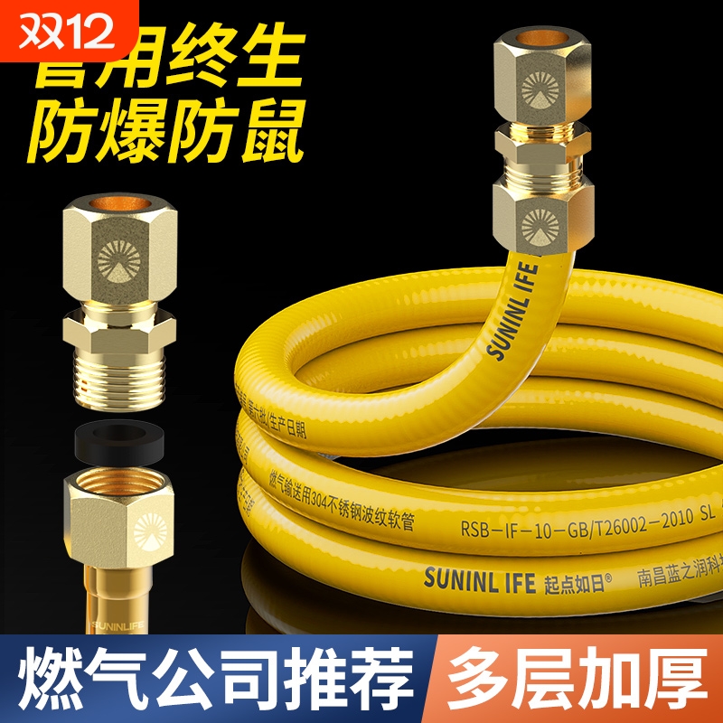 【一体工艺】不锈钢燃气波纹管