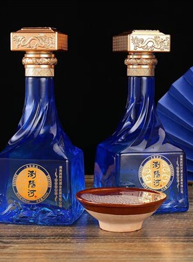 浏阳河龙瓷御品礼盒装52度浓香型白酒500ml送礼婚宴喜酒宴请婚礼
