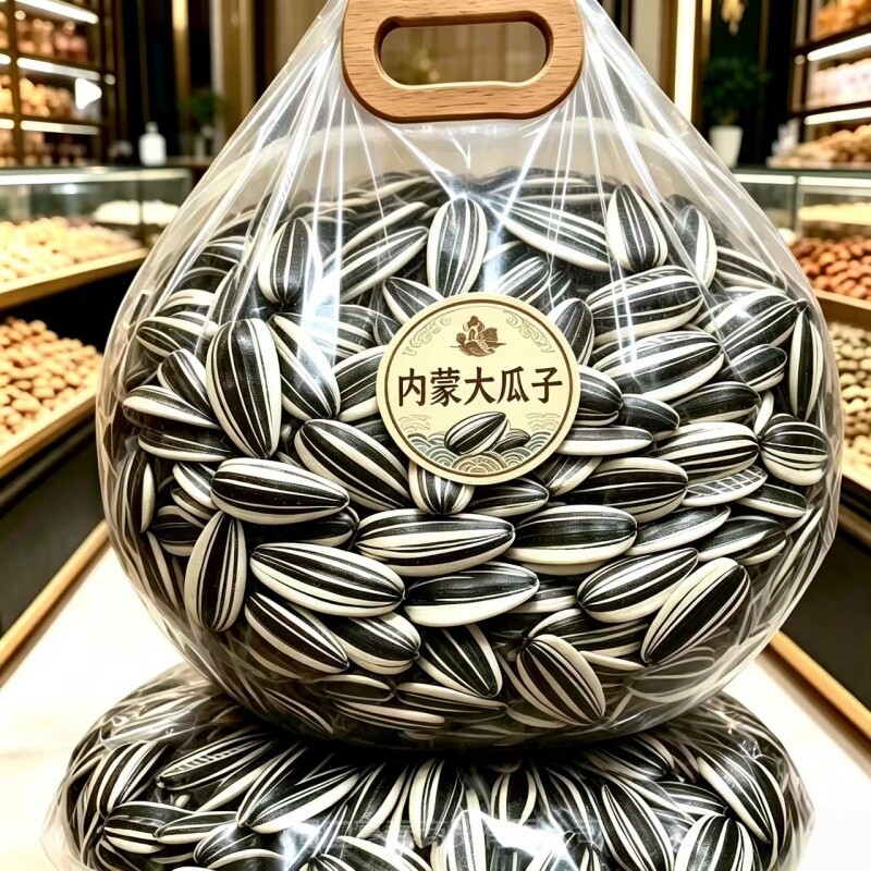 内蒙古大颗粒葵花籽原味炒熟生瓜子散装炒货5斤囤货休闲零食坚果