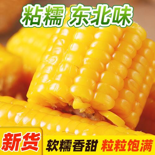 真空包装东北拉丝粘糯玉米甜玉米黄低脂无添加黏玉米玉米粒软糯