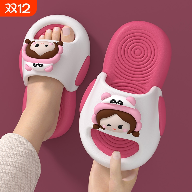 室内女童拖鞋夏季儿童卡通洗澡防滑凉拖女宝宝女孩户外轻便一字拖