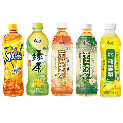 康师傅茶饮500ml*12瓶装解渴饮品多口味口感清甜