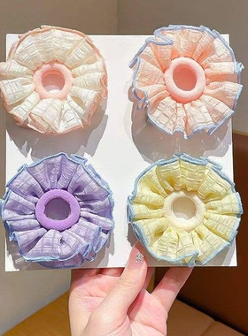 儿童可爱蓬蓬纱裙边发圈