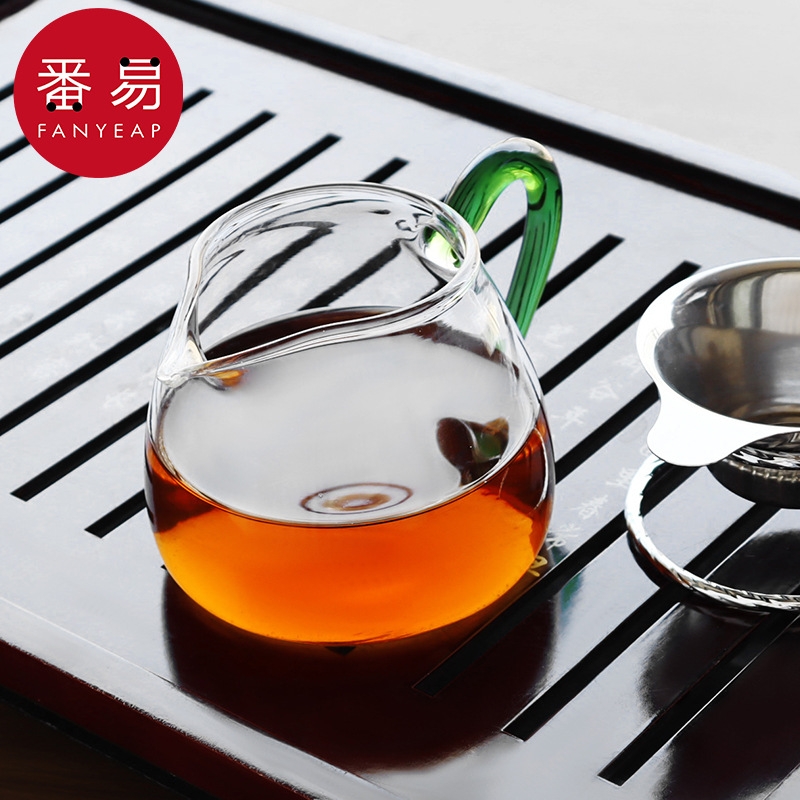 杯子/玻璃/公道杯CB1sl001-功夫茶加厚茶漏一体耐热耐高温家用待