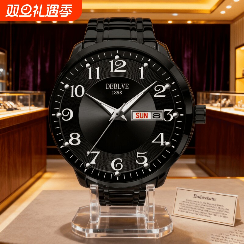 名牌男士手表正品官方旗舰瑞士非机械手表男款2024新款防水石英表