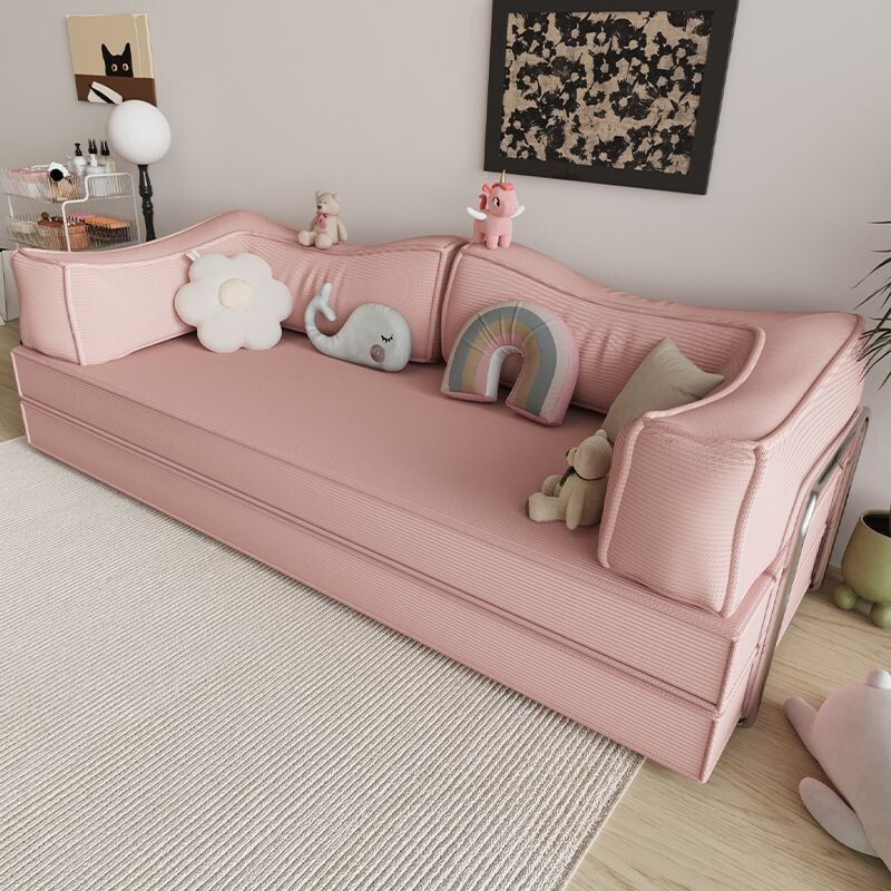 模块布艺海绵压缩沙发床折叠两用新款客厅房间双人三人懒人榻榻米