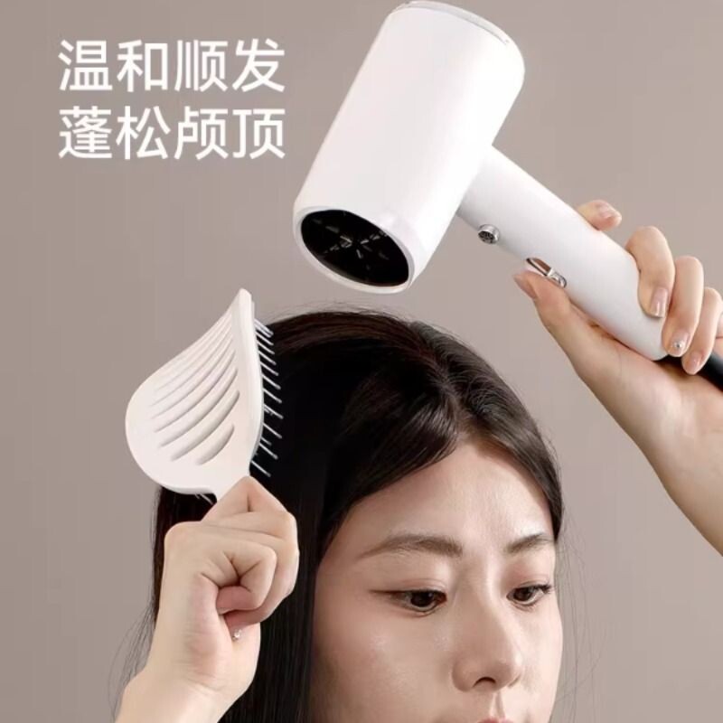 气垫不伤发高颅顶造型梳子蓬松自清洁方便耐用便携家用梳子排骨梳