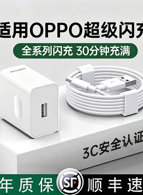 适用oppo手机充电器65W快充120W