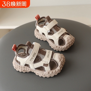 儿童凉鞋男童运动2025新款1一5岁夏季女童包头鞋子防滑舒适宝宝鞋