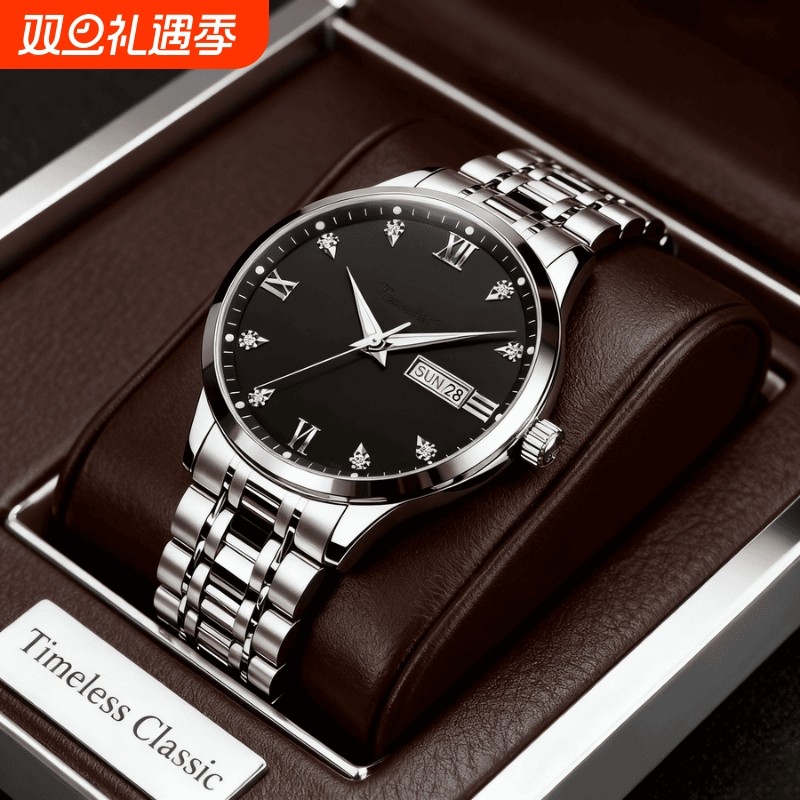 品牌正品手表男概念男士非机械表男款高级感学生运动男表潮腕表男