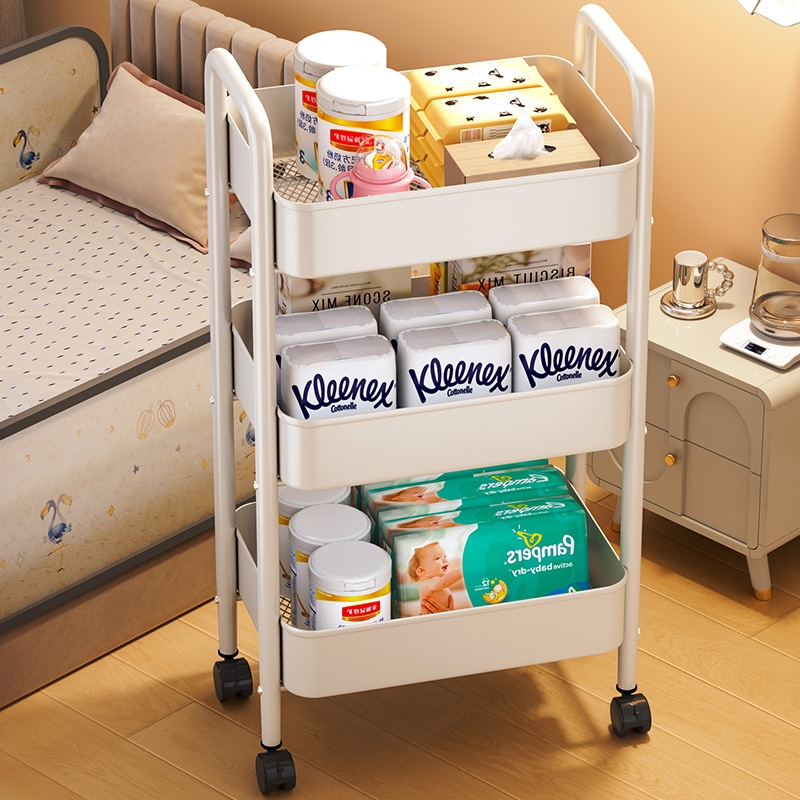 【宿舍好物】小推车置物架落地