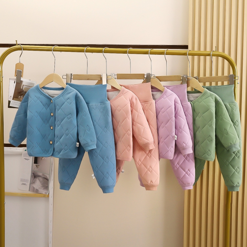 无骨缝制高腰护肚网格夹棉两用裆