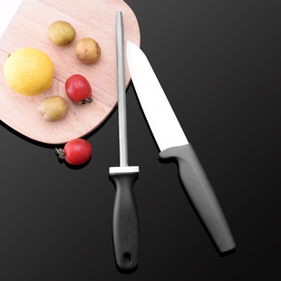 金刚石磨刀棒 8/9/10寸厨房磨刀石家用手持陶瓷磨刀棍神器批发