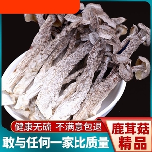鹿茸菇干货500g 特级鹿茸菌无硫新鲜煲汤脆脆菇蘑姑干香菇 包邮