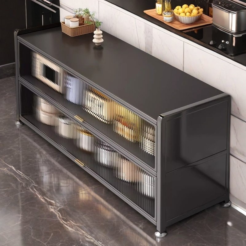 厨房置物架落地多层收纳柜子微波炉家用碗柜多功能橱柜餐边储物柜,厨房/烹饪用具,微波炉置物架,淘宝优惠券,粉丝福利购,淘宝优惠卷