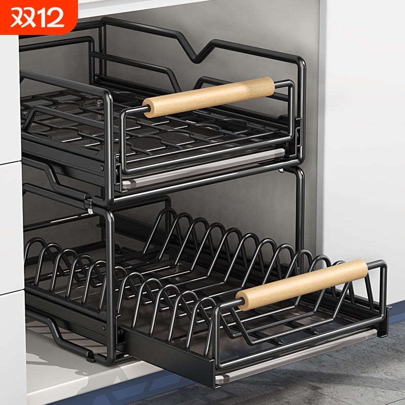 本王金属免打孔碗架|千人收藏