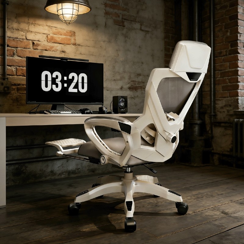 人体工学电脑椅护腰可躺大学生椅子舒适久坐靠背办公座椅工学椅