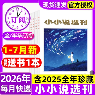 小小说选刊杂志2026年1-7月新【全年/半年订阅/2025年1-12月】现货2024年微型小说散文选刊月刊故事会文学文摘短篇小说过刊