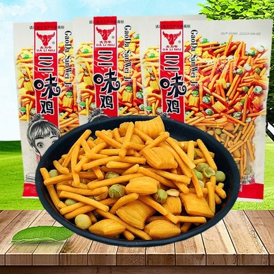 三味鸡80g/袋包邮8090怀旧经典零食膨化小吃高达食品休闲薯条