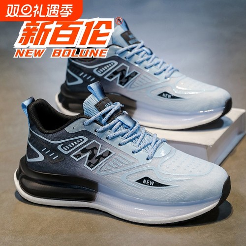 2025年冬季新款男鞋轻便透气运动鞋男百搭软底软面情侣款跑步鞋