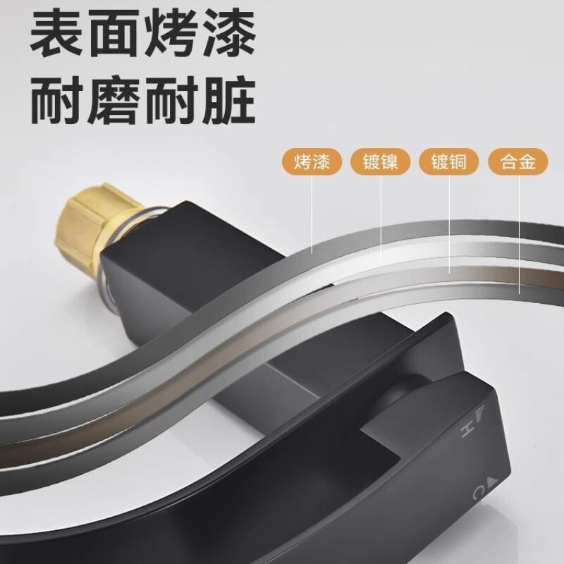 厂家批发跨境欧式瀑布水龙头卫生间台上台下盆台式面盆外贸水龙头