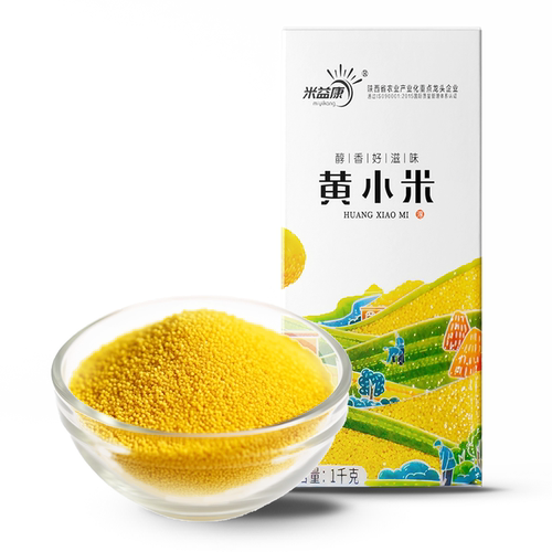 【芭芭农场兑换专享】米益康黄小米1KG陕北粗粮当季真空