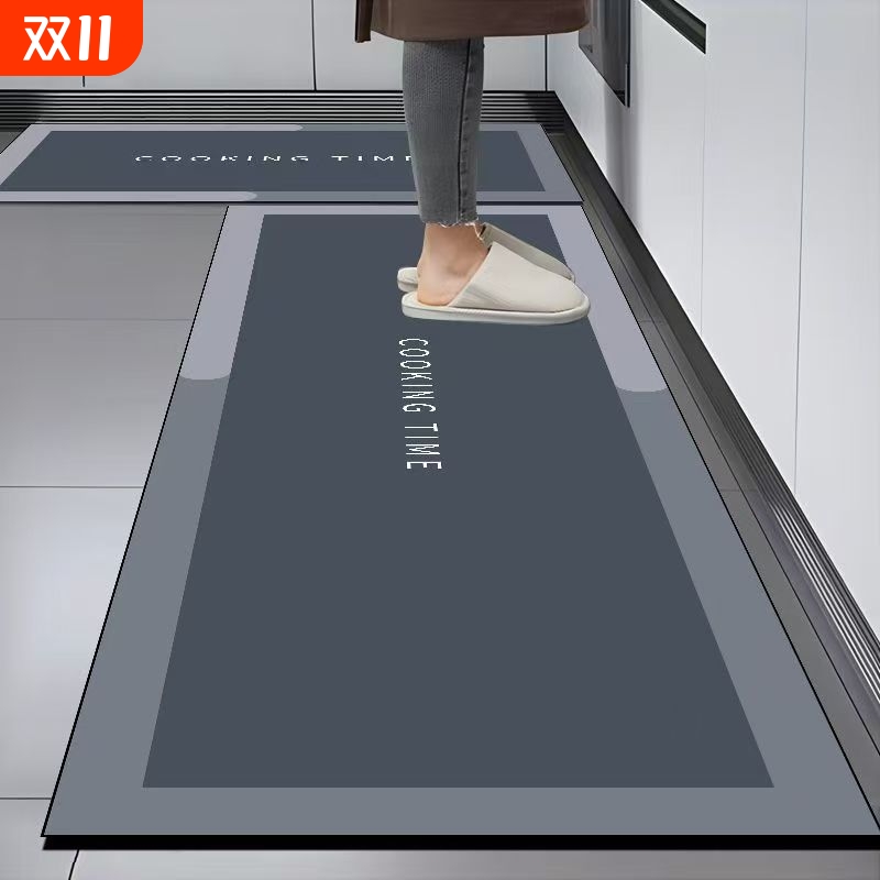 硅藻泥厨房地垫防滑防油吸水