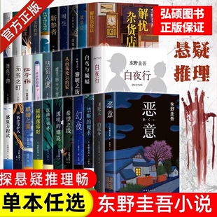 东野圭吾小说集套装 解忧杂货店白夜行放学后秘密恶意怪奇者们犯侦探悬疑推理畅销书小说榜X嫌疑人献身圣女救济南海 系列单本正版