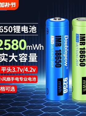 倍量18650锂电池3.7v手电筒4.2v小风扇电蚊拍头灯通用充电器套装