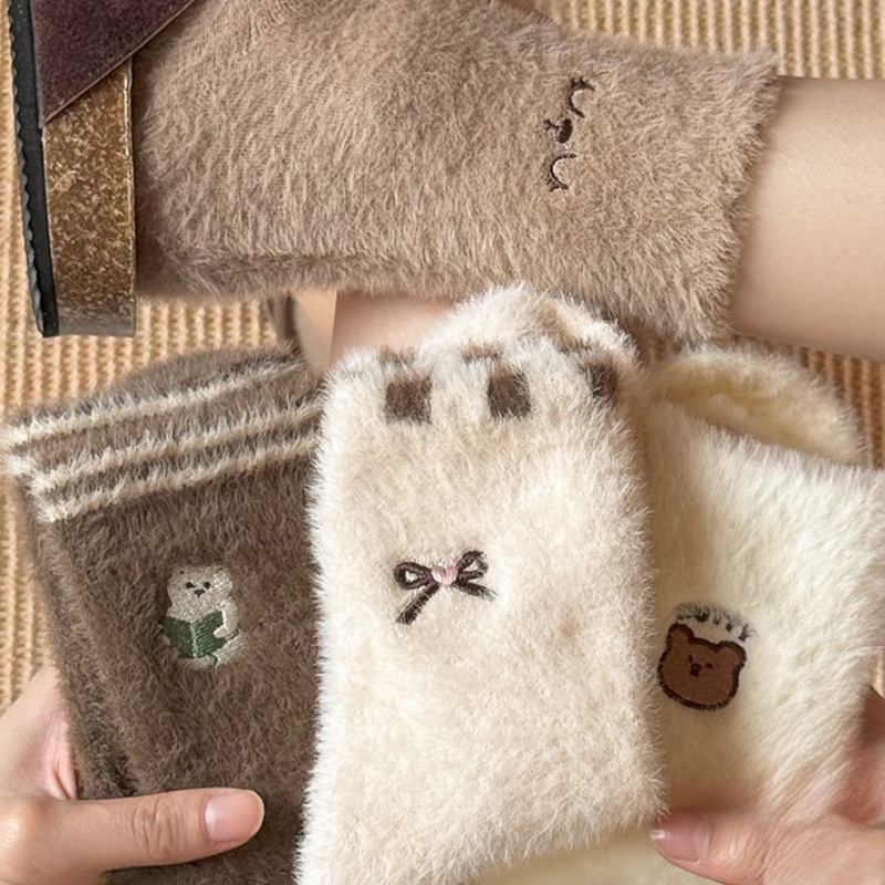 水貂绒加绒保暖女袜！每天换着穿