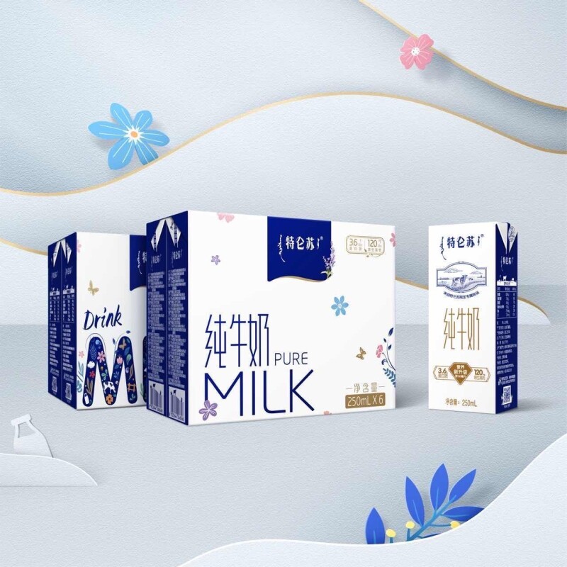 蒙牛特仑苏纯牛奶苗条装250ml