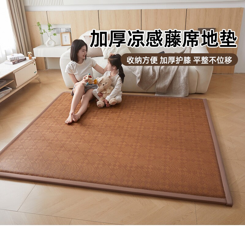 爵悦庭凉席地垫家用打地铺睡垫夏天榻榻米垫子爬爬垫专用床垫客厅
