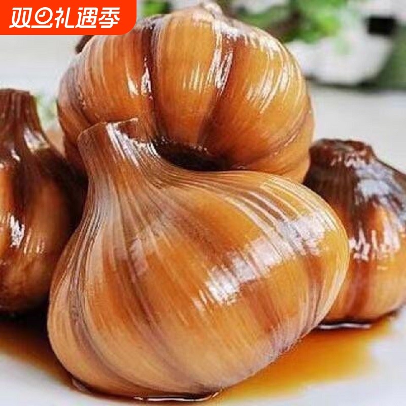 糖醋蒜头红糖蒜腌蒜大蒜头咸菜下饭菜泡大蒜爽口腌制酸甜新鲜老坛