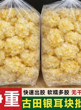 大花银耳块古田特产干货新鲜雪耳白木耳银耳羹百合批发商用无硫