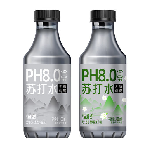 苏打水茉莉花味弱碱性苏打饮料水