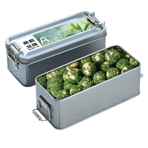 鸿洋名古法窨制茉莉花茶龙珠100g