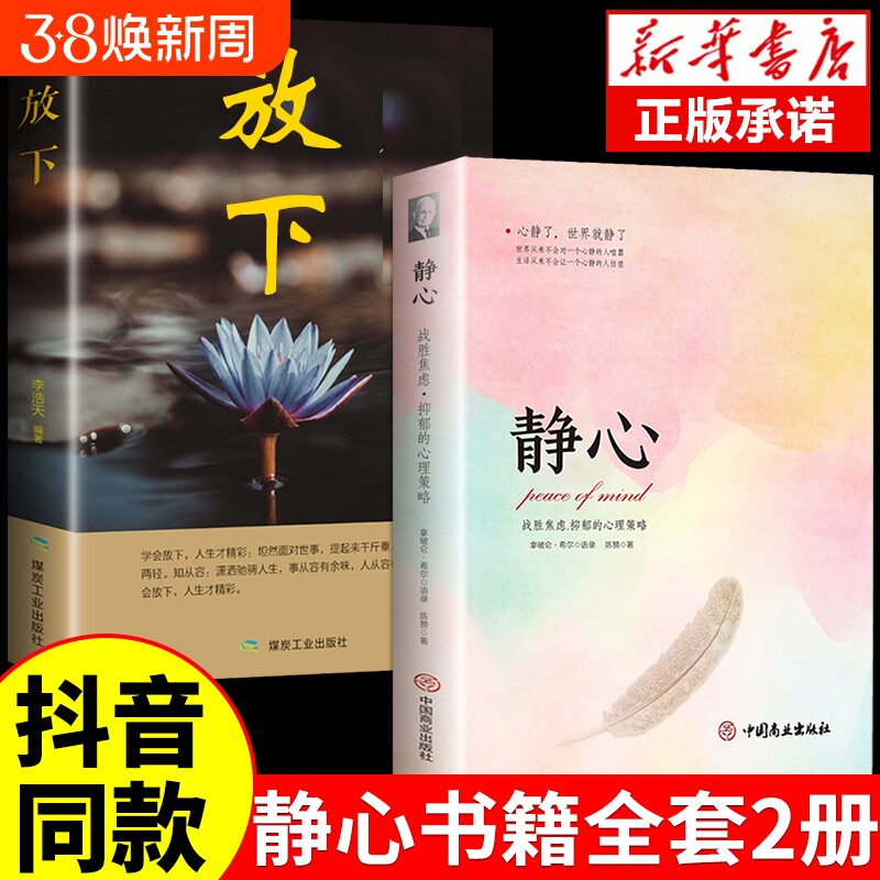 静心书籍放下人生必读正版智慧哲学青春励志心灵鸡汤系修心修身养性哲理必看的书畅销书排行榜成人自我情绪医生做自己情感语录阅读