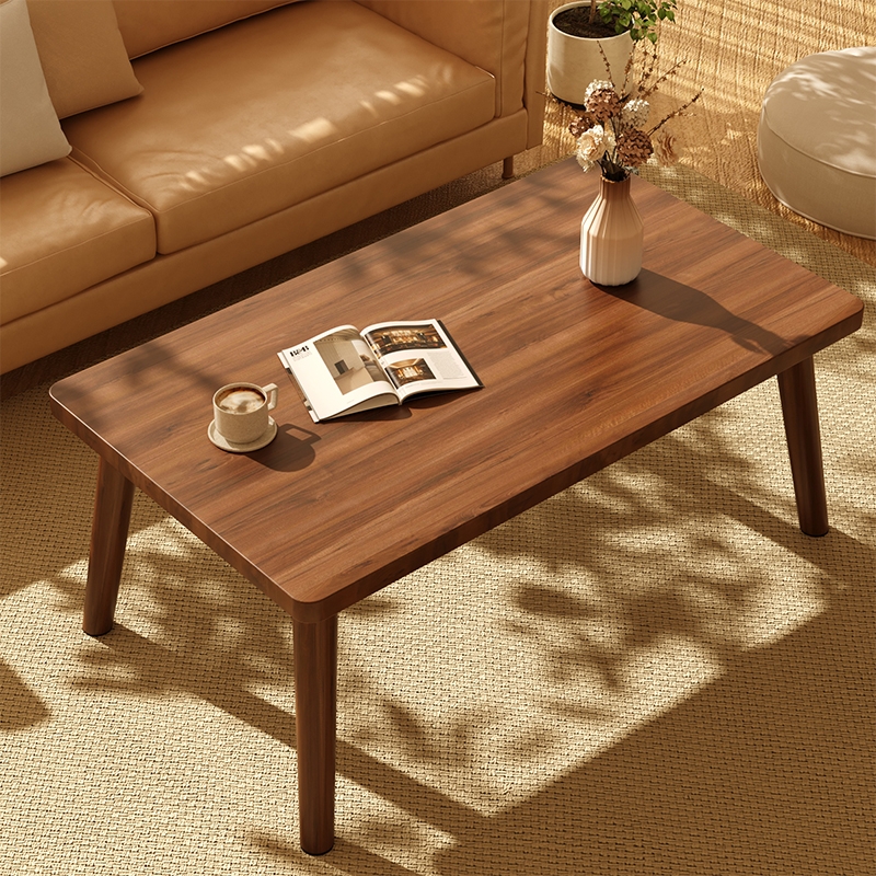 家用小桌子现代简约小户型茶几轻奢懒人卧室坐地小方桌客厅落地桌