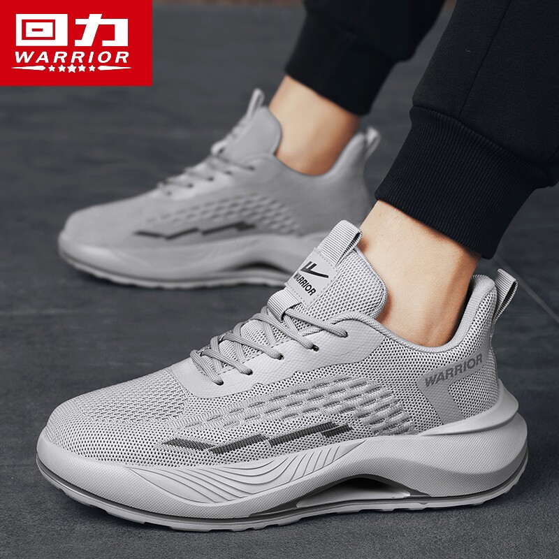 回力运动鞋男鞋2026新款春季网面透气跑步休闲飞织健身房减震潮鞋