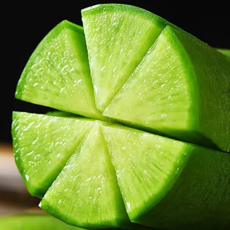 沙窝萝卜水果萝卜甜脆清脆爽口维县季四季青皮绿萝卜种子山东潍坊