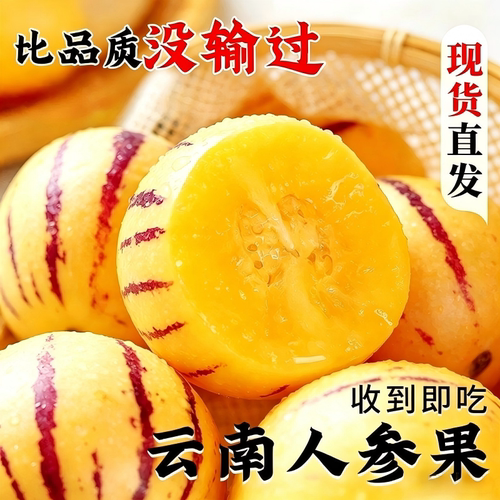 云南石林人参果10斤新鲜大果应季整箱果水果七彩黄肉圆果包邮回购