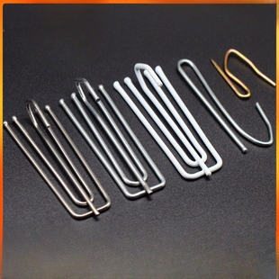 窗帘挂钩布带钩子配件辅料不锈钢四叉钩四爪钩韩式 单钩扣环S钩夹