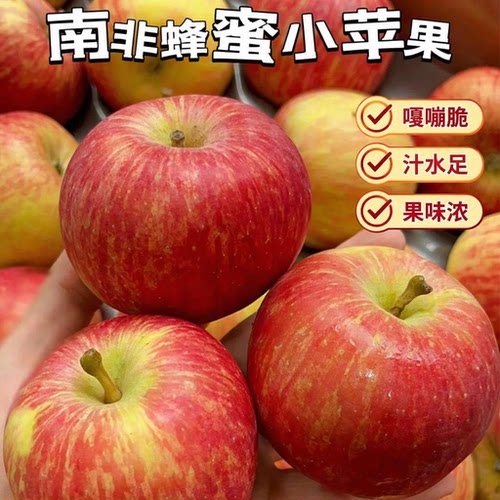 南非牛顿小苹果新鲜水果当季进口脆甜嘎啦富士红冰糖苹果整箱糖心