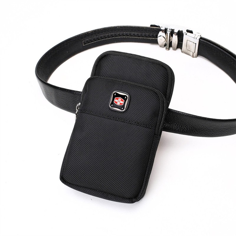 瑞士军刀包男士腰包工地干活皮带小零钱包帆布老年人腰包