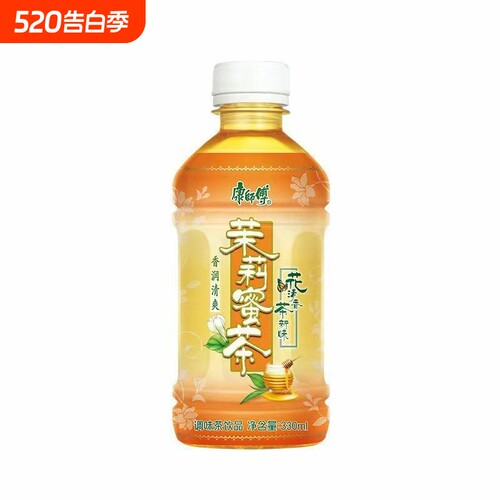 康师傅瓶装饮料茉莉蜜茶330ml*6瓶茉莉花冰红茶绿茶奶茶蜜桃好喝