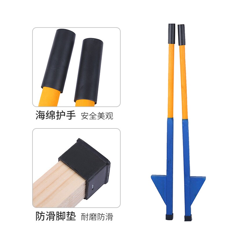 民间游戏踩高跷实木幼儿园可调节高跷腿子高脚马板鞋民间户外运动